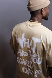 "Fear" T-Shirt Sand