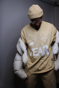 "Fear" T-Shirt Sand